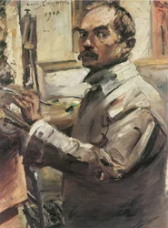Self-Portrait in a White Coat